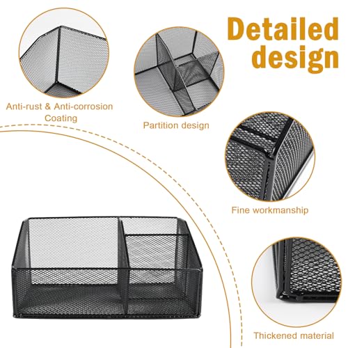 Snack Station Organizer for Pantry Shelf,Snack Bar Station Storage Basket with 3 Compartments,Stackable Wire Baskets for Storage Pantry Bin,Snacks & Chips Organizer,Kitchen Organization Box - view 2