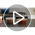 16 oz Plastic Food Storage Deli Containers with Lids [48 Sets] - view 6