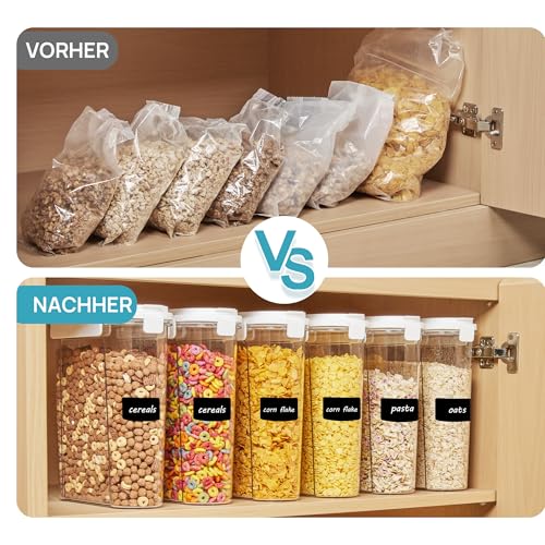 Cereal Containers Set, 3 PCS, 135.2oz/4L - view 4