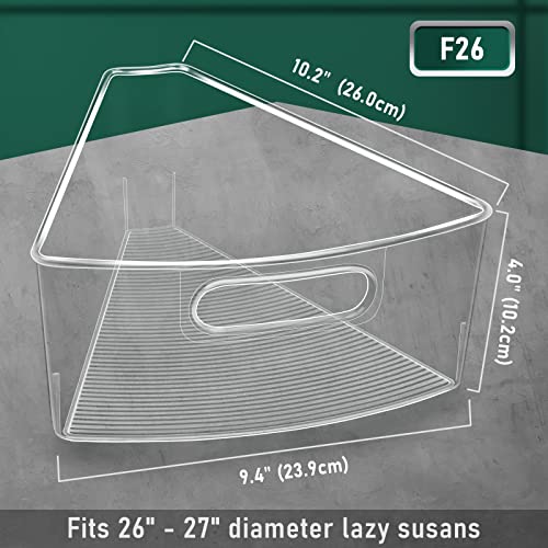 Lazy Susan Cabinet Organizer Bins for 26"/ 28"/ 32" Diameter - view 4