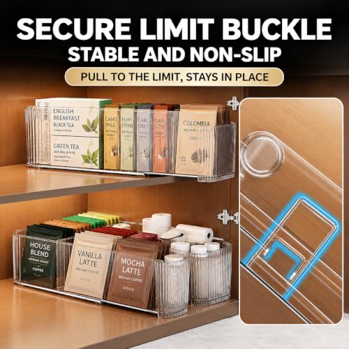 2-Pack Expandable Deep Drawer & Cabinet Organizer Bins - view 3