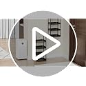 8 Tier Vertical Narrow Shoe Rack, Stackable Tall Skinny Shoerack, Compact Single Shoes Storage Tower for Slim Space, Corner Plastic Shelves, for Hallways, Entryway, Bedrooms Organizer, Black - view 7