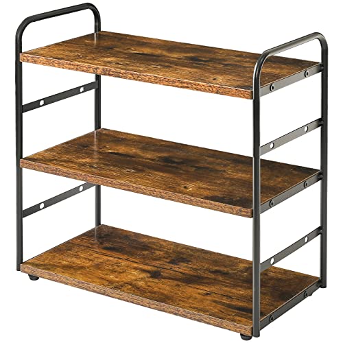 Kitchen Countertop Standing Storage Shelf,Brown