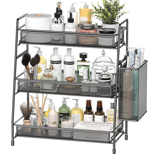 Bathroom Countertop Organizer Shelf - 3 Tier Counter Spice Rack