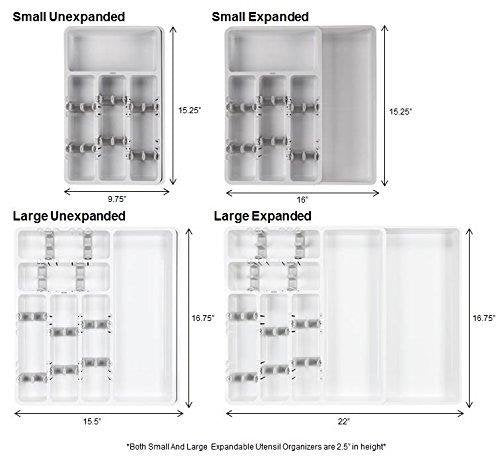 Good Grips Large Expandable Utensil Organizer, White - view 6