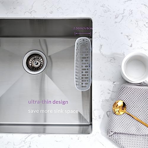 In Sink Caddy for Drying Kitchen Sponge Gadgets Organizer (Transparent) - view 4