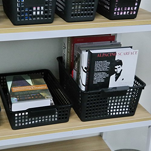 6-Pack Rectangular Plastic Desk Organizer, Multi-use Storage Basket - view 6