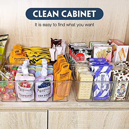 Pantry Organization and Storage Bins with Dividers Kitchen Organizer 2 Pack - view 5