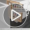 Kitchen Cabinet Pullout Wall Filler, 6" W x 30" H - view 7