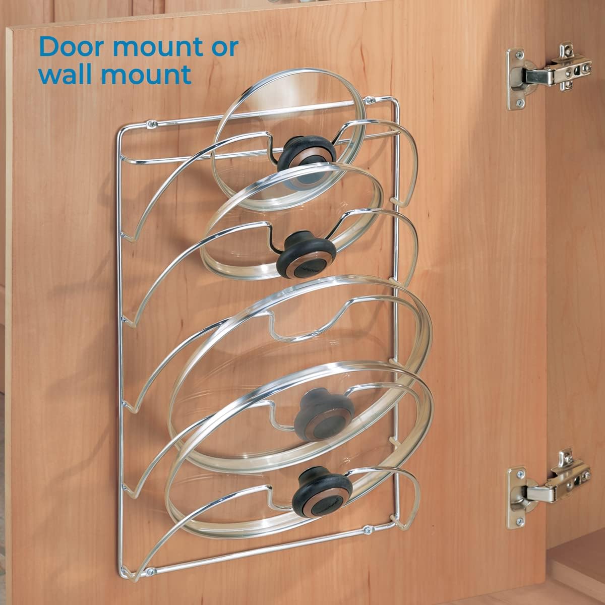 Classico Kitchen Cookware Organizer for Cutting Boards and Cookie/Baking Sheets - Chrome 8.5" x 10" x 5.75" - view 5