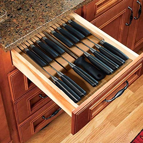 Bamboo In-Drawer Knife Block Set for 16 Knives(Not Included) - view 4