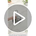 G.E.T. 4-31860 Black Round Stainless Steel Condiment Caddy Iron Teflon Coated Table Caddies Collection - view 7