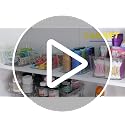 12 PACK Clear Plastic Storage Bins, Kitchen Cabinet Pantry Organizer Bins - view 7