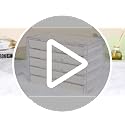 Acrylic Jewelry Box with 5 Drawers, Clear Earring Storage Organizer Display Case for Women Girls, Gray - view 7