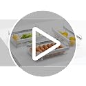 Large Refrigerator Drawer with Removable 28 Grid Egg Tray, Clear Egg Drawer for Fridge Organizer Bins, Fridge Storage Container Under Shelf Holder for Fruit,Vegetable,Meat,Cheese - view 7