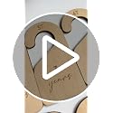 Modern Double-Sided Toddler Closet Dividers, Child Closet Organizers – Set of 7 Durable Kids Closet Size Hangers - view 7