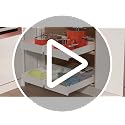 Wood Pull Out Drawer for Cabinet Fully Assembled, 20" W x 21" D - view 7
