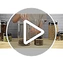 Evak Classic Glass Storage Container, Medium 6' x 3.7', 0.5 LB - view 4