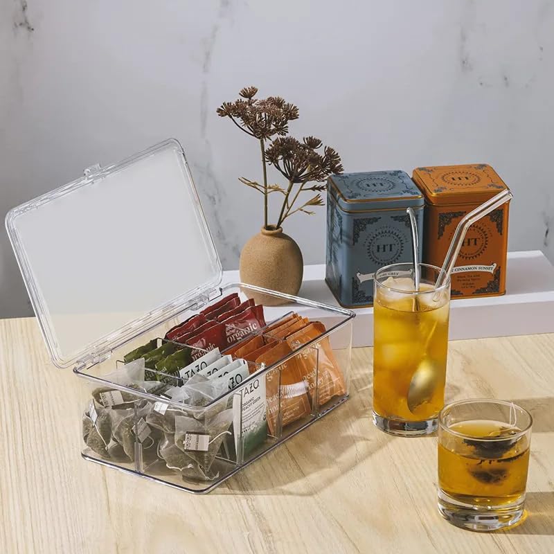 Clear Organizers,Stackable Storage Containers for Office Supplies,Desk Organization and Storage for Jewelry,Art Crafts - view 3
