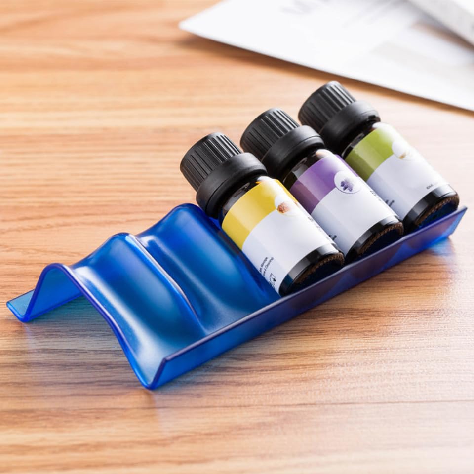 5 Pack Foldable Plastic Essential Oil Bottle Storage Rack - view 2