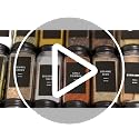 36 Glass Spice jars with label, 4oz Seasoning jars with Black Metal Lids - view 7