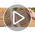 4 Pcs Small Hanging Fruit Baskets for Kitchen, Compact Boho Wall Organizer with 1 Three Tier Basket and 3 Teardrop Baskets with Hooks, Cotton Rope Storage for Garlic Onion Small Fruits(Brown) - view 7