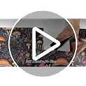 Mushoroom Wallpaper Peel and Stick Boho Black Red 17.5 x787In - view 7