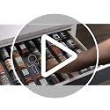 SpiceLiner Spice Rack Drawer Organizer (Universal Fit 10’ Roll),Gray - view 7