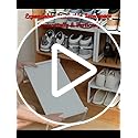 Expandable Shoe Rack, Closet Shoe Organizer, 10" High, 15"-24" - view 7