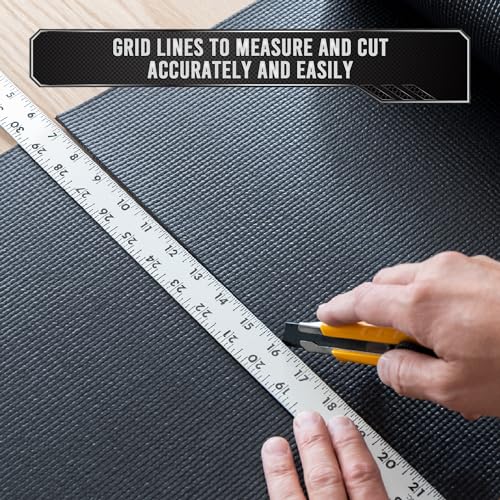 Toolbox Liner Non-Slip Tool Drawer Liner 16ft x 16" Black - view 4