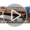 Bamboo Monitor Stand Riser, No Assembly Required Exquisite Monitor Stand with Drawer Ergonomic Height Wood Monitor Stand - view 7