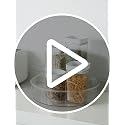 Round Lazy Susan Rotating Turntable Storage Container Rotating Organizer Spinning Organizer Bins for Kitchen Cabinet, Pantry, Refrigerator, Countertop,Set of 2 - view 7