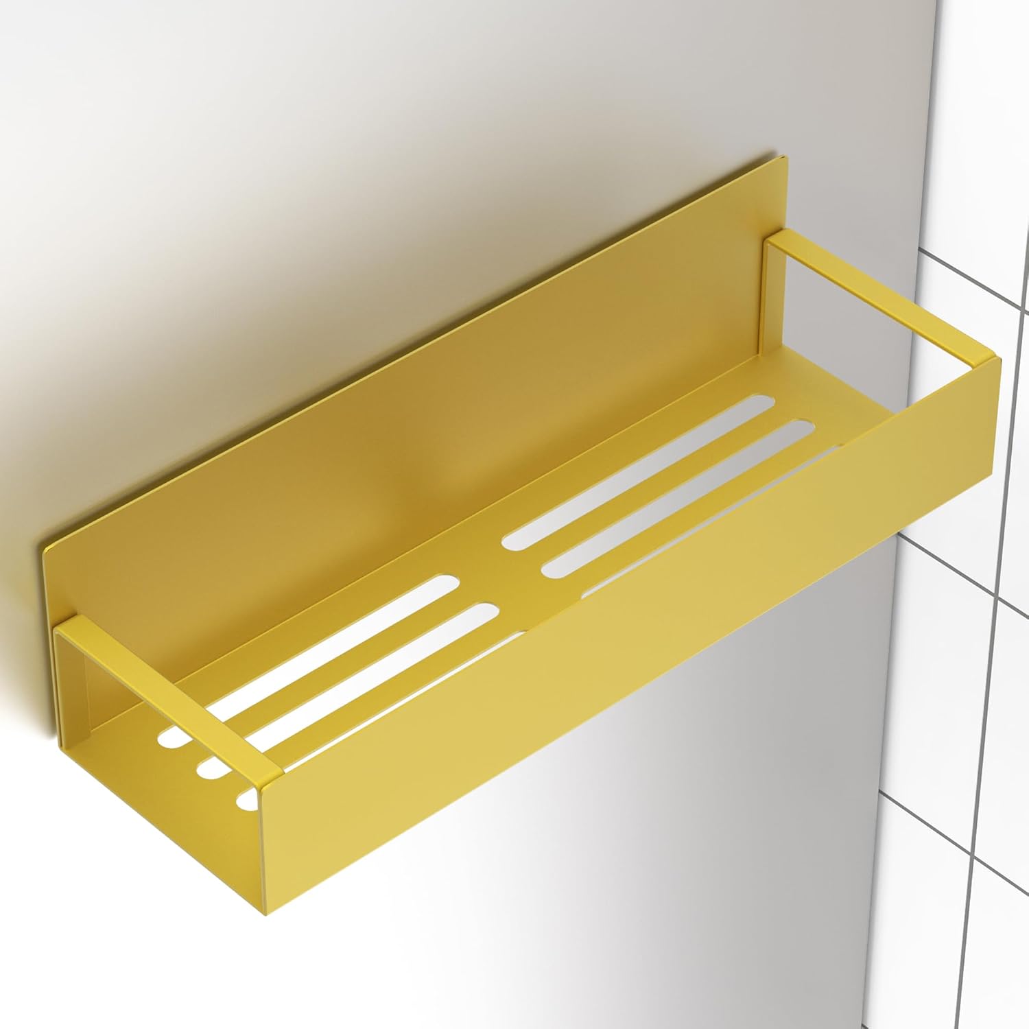 4 Pack Magnetic Spice Storage Rack Organizer for Refrigerator and Oven, Gold Fridge Organizers and Storage - view 5