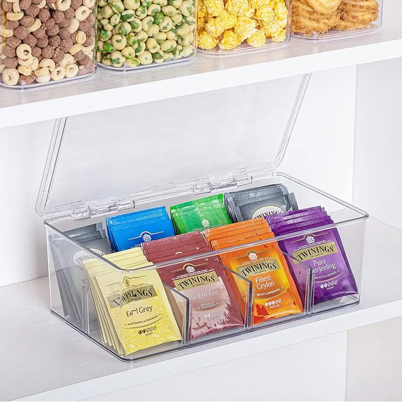 Clear Organizers,Stackable Storage Containers for Office Supplies,Desk Organization and Storage for Jewelry,Art Crafts