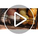 3 Pack wire Fruit Basket for Kitchen with Wood Lid - Counter&Wall Mounted Onion and Potato Storage with Nameplate, Hanging Baskets for Vegetable,11.81 * 10.63 * 8.66 Inch - view 7