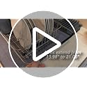 Over Sink Dish Drying Rack, Expandable 14.96"–22.44" Adjustable Dish Rack for Kitchen Sink, 304 Stainless Steel Dish Drainer with Utensil Holder, Space Saving for Most Standard Kitchen Sinks - view 6