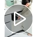 Pull Out Cabinet Organizer, White, 2Piece 9.8" W X15 D X3.9 H - view 7