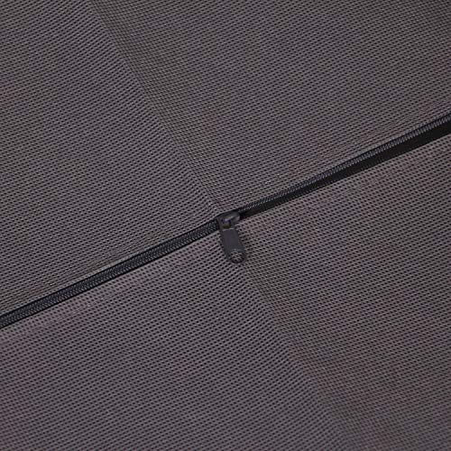 9 Pack Foldable Cloth Storage Box Closet Dresser Drawer Organizer Fabric Baskets Bins Containers Divider for Clothes Underwear Bras Socks Clothing, Dark Grey 900 - view 4