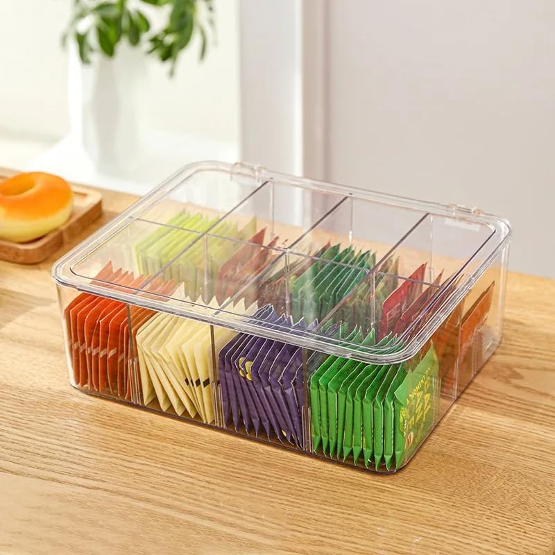 Clear Organizers,Stackable Storage Containers for Office Supplies,Desk Organization and Storage for Jewelry,Art Crafts - view 2