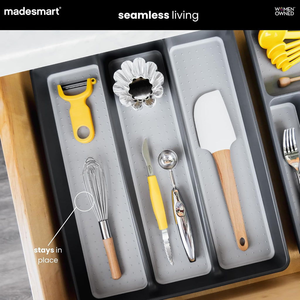 Classic 3 compartment utensil tray, granite - view 2