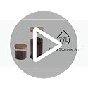 18 Oz/550 ML Glass Jar with Lid, Clear Thickened Version Glass Storage Containers with Sealed Bamboo Lid, For Coffee, Sugar, Spices, Tea, Beans, Candy, Cookie - view 7