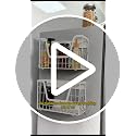 2 Set Magnetic Fridge Shelf, White Magnetic Fruit Basket for Fridge - view 7