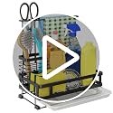 Kitchen Sink Organizer with Brush Rack - Sink Caddy with Drain-Pan - view 7