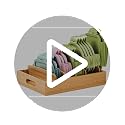 Large Bamboo Food Container Lid Organizer for Kitchen Cabinet - view 7