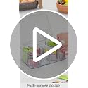 Tea Bag Organizer with Lids, Stackable Tea Box, 3 Pack, Clear - view 7