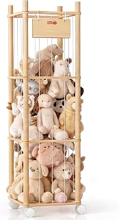 KiddoCood Kids Large Stuffed Animal Storage & Plush Toy Organizer, 54.5" H