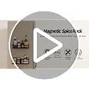 2 Pack Magnetic Spice Rack for Refrigerator,Heave Duty Magnetic Shelf For Kitchen,Magnet Book Shelf For Whiteboard,Space Container,Drill free (Black) - view 7