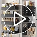 Magnetic Spice Rack for Refrigerator Black, 4 Pack - view 7