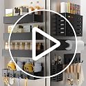 Magnetic Spice Rack for Refrigerator Black, 8 Pack - view 7