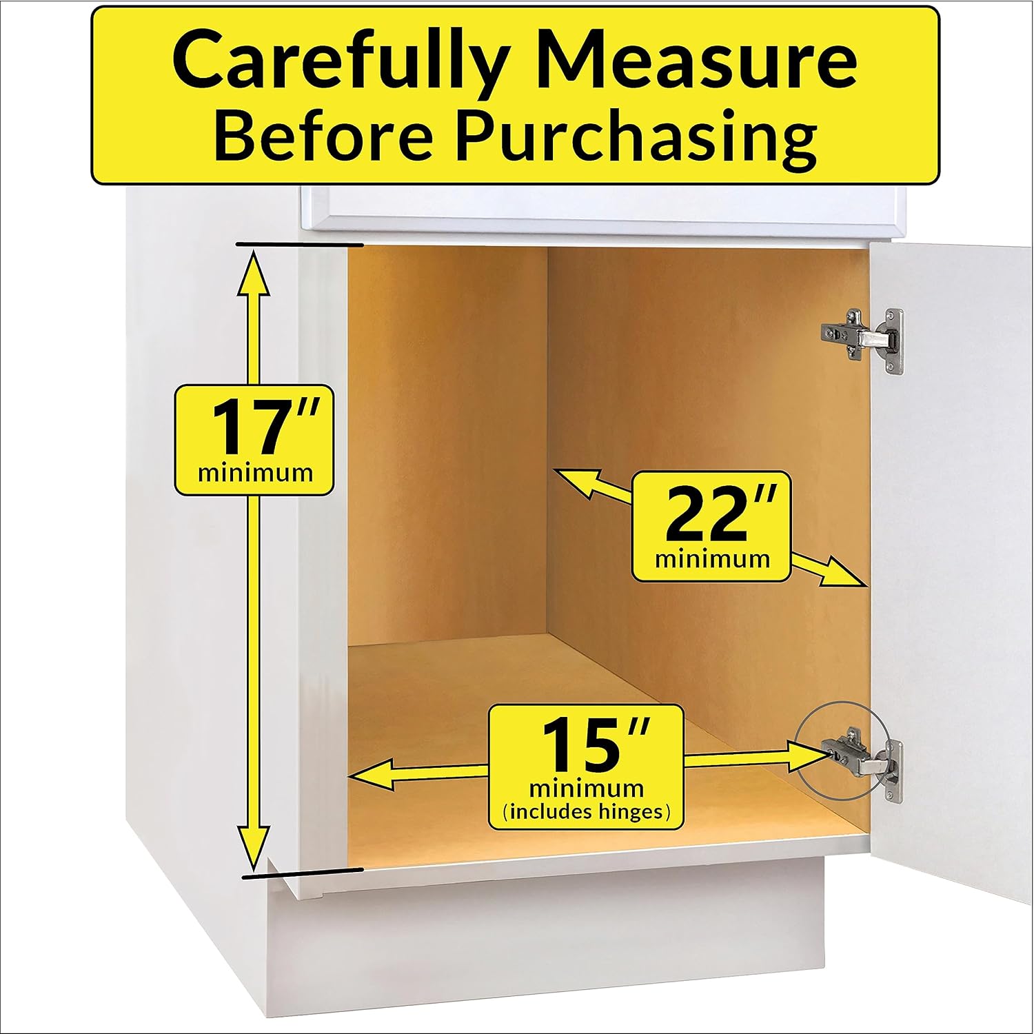 Pull Out Cabinet Organizer, 2-Tier Slide Out Drawer | 14W x 21D chrome 2-Tier pull-out shelves add easy-access storage for pots, pans, cookware and kitchen essentials in cabinets - view 4
